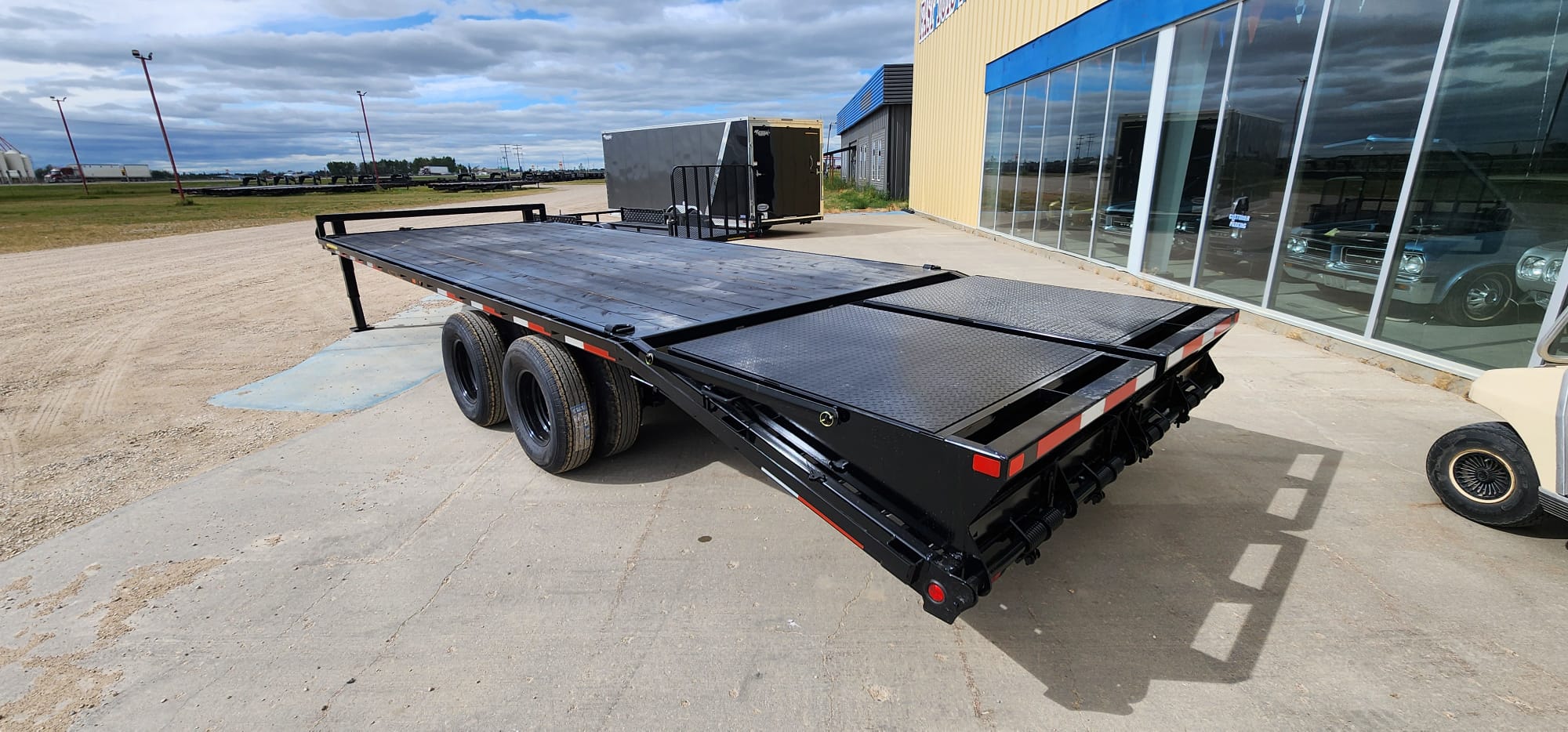 2027 Rainbow Trailers H1020E Pintle Hitch Flatbed Trailer