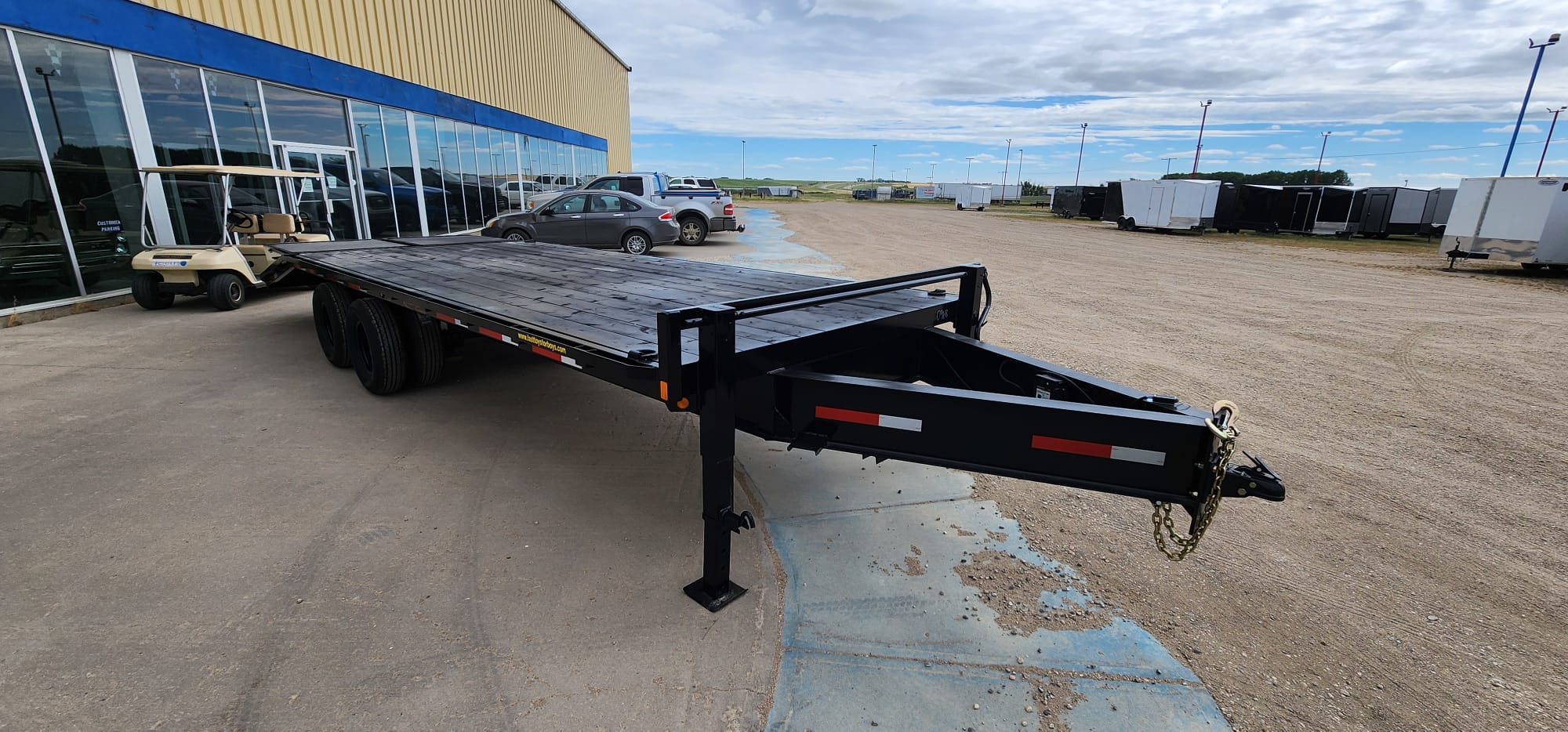 2027 Rainbow Trailers H1020E Pintle Hitch Flatbed Trailer